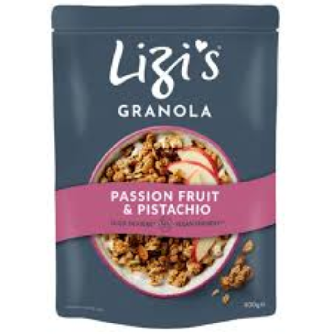 LIZ'S PASSION FRUIT PISTACHIO GRANOLA 400G